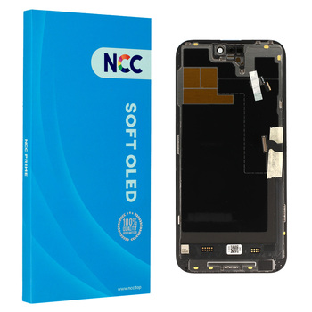 Wyświetlacz Soft OLED NCC do Iphone 14 Pro Max czarny IC 120Hz