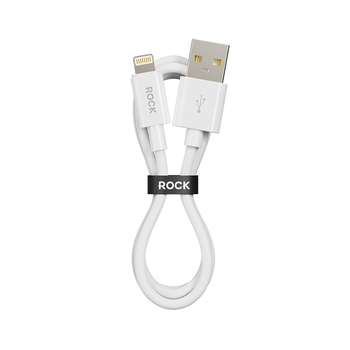 Rock Kabel P8 Basic Series - USB na Lightning - 12W 2,4A 1 metr biały