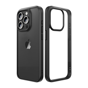Rock Etui Guard Series Magnetic do Iphone 15 przezroczysto-czarne