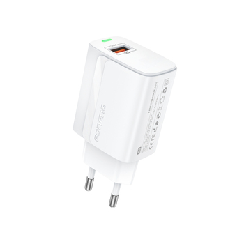 Foneng Ładowarka sieciowa EU64 - USB - 18W biała