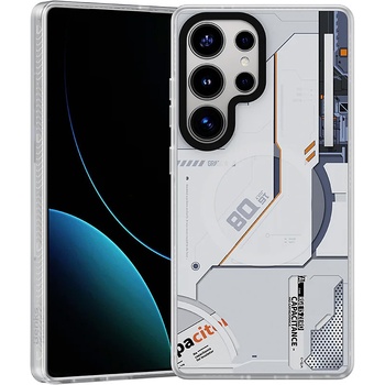 Benks Etui Dynamic Magnetic Mecha (D045) do Samsung Galaxy S25 Ultra biały