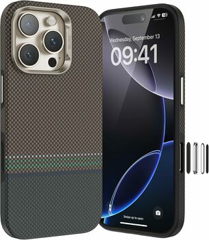 Benks Magnetic Armor Pro Prestige Kevlar 600D Case (Y066) for Iphone 16 Pro Max (Camera Control Button)