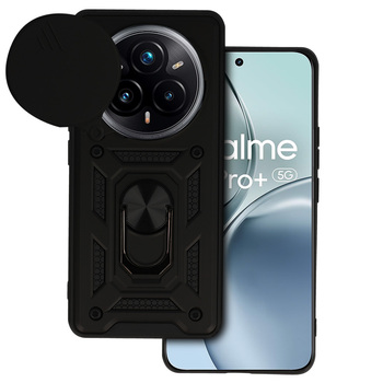 Slide Camera Armor Case do Realme 14 Pro Plus 5G Czarny