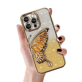 Tel Protect Butterfly Water Case do Iphone 17e/16e złoty