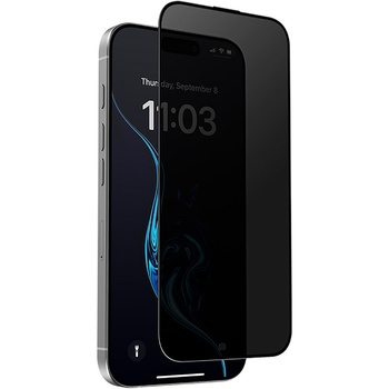 Benks Hartowane szkło Ultra Shield Privacy Glass (FK66) do Iphone 16 Pro Max czarne (Thin Edge)