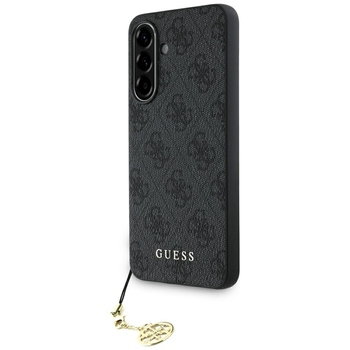 Oryginalne Etui GUESS 4G Charms Collection do Samsung Galaxy A56 czarny