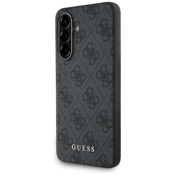 Oryginalne Etui GUESS 4G Metal Gold Logo do Samsung Galaxy A56 czarny