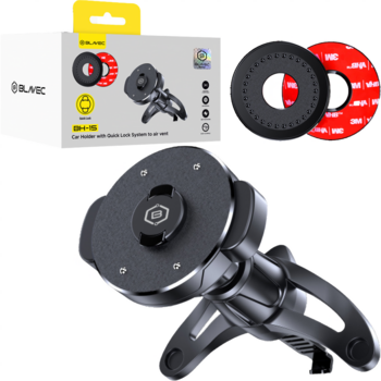 Blavec Uchwyt Samochodowy BH-15 Quick Lock Magsafe do kratki (BH15-QLMAVB) czarny