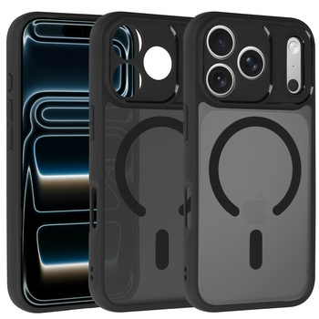 Full Matte Mag Cover do Iphone 17 Pro Max czarny