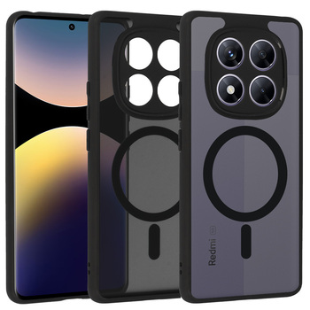 Full Matte Mag Cover do Xiaomi Redmi Note 14 Pro 4G czarny