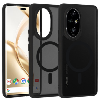 Full Matte Mag Cover do Honor 200 Pro 5G czarny