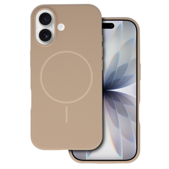 Magsafe Slim Silicone do Iphone 17 brązowy
