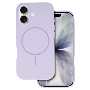 Magsafe Slim Silicone do Iphone 17 fioletowy