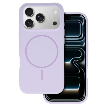 Magsafe Slim Silicone do Iphone 17 Pro fioletowy