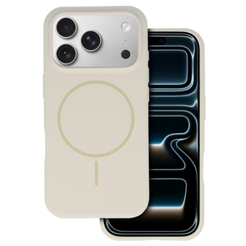 Magsafe Slim Silicone do Iphone 17 Pro Max piaskowy