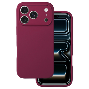 Silicone Lite Case for Iphone 17 Pro Max burgundy