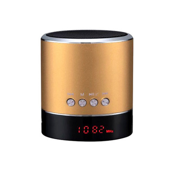 Bluetooth Speaker - A38s with radio and display Gold