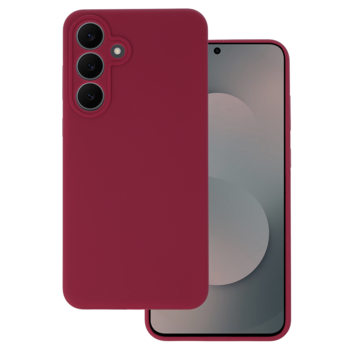 Silicone Lite Case do Samsung Galaxy S25 FE bordowy