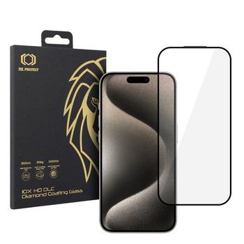 Hartowane szkło Tel Protect 10X HD DLC Diamond Coating do Iphone 15 Pro