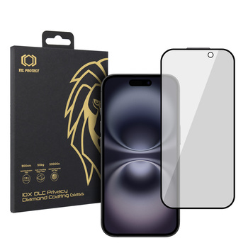 Hartowane szkło Tel Protect 10X Privacy DLC Diamond Coating do Iphone 16