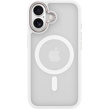 Benks Etui Magnetic Mist Metal Frame (0067) do Iphone 17 biały (Camera Control Button)