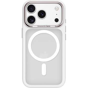 Benks Etui Magnetic Mist Metal Frame (0070) do Iphone 17 Pro Max biały (Camera Control Button)