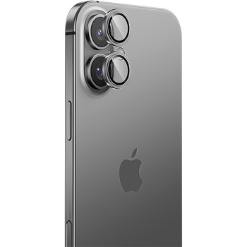 Benks Hartowane szkło Glass Warrior Lens Protector na aparat do Iphone 16/16 Plus (obiektyw 2 sztuki) srebrny tytan
