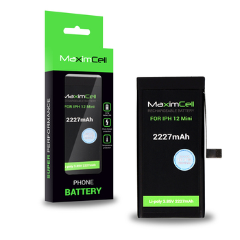 Bateria Maximcell do Iphone 12 Mini 2227mAh Li-poly