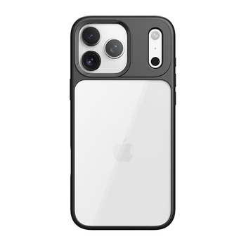 Rock Etui Guard Lens Protection Series do Iphone 17 Pro przezroczysto-czarne