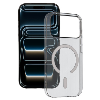 Transparent Slim Magsafe Case do Iphone 17 Pro Max grey