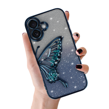 Tel Protect Butterfly Water Case do Iphone 17 niebieski