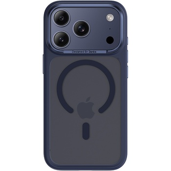 Benks Etui Magnetic Mist Metal Frame (A069) do Iphone 17 Pro niebieski (Camera Control Button)
