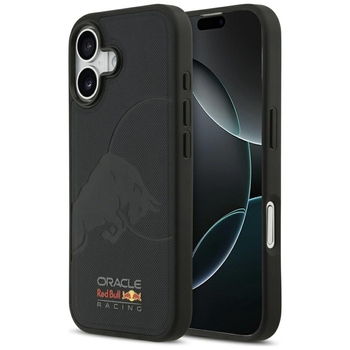 Oryginalne Etui RED BULL Meshed Debossed Bull MagSafe do Iphone 17 granatowy