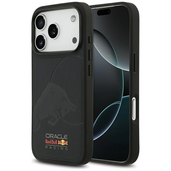 Oryginalne Etui RED BULL Meshed Debossed Bull MagSafe do Iphone 17 Pro granatowy