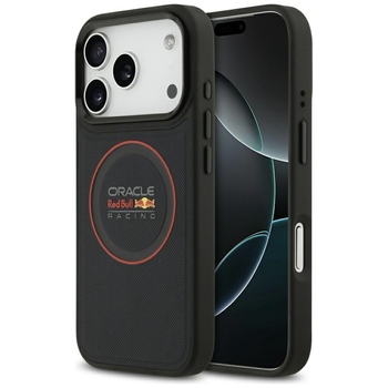 Oryginalne Etui RED BULL Meshed Red Ring & Metal Buttons MagSafe do Iphone 17 Pro granatowy