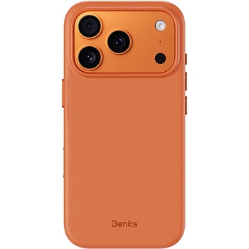 Benks Etui Magnetic Vita Pro Silicone (A069) do Iphone 17 Pro pomarańczowy (Camera Control Button)