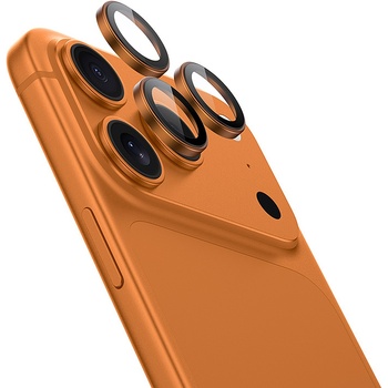 Benks Hartowane szkło DR Sapphire Lens Protector na aparat do Iphone 17 Pro/17 Pro Max (obiektyw 3 sztuki) pomarańczowe