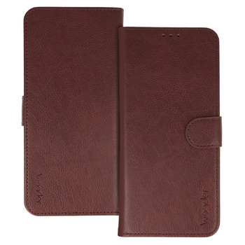 Kabura WONDER BOOK COMMON Uniwersalna (ROZMIAR XXL) do Samsung S25 Ultra/S24 Ultra/M35/M23/A16 5G/Xiaomi Redmi 14C brązowa