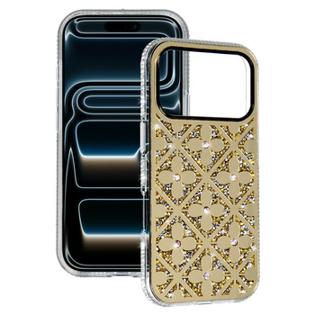 Flower Case do Samsung Galaxy S26 Plus złoty