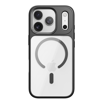 Rock Etui Guard Lens Protection Series Magnetic do Iphone 17 Pro przezroczysto-czarne