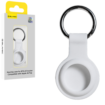 Blavec Etui brelok do lokalizatora BTG-01 uniwersalny biały