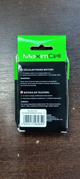 Bateria Maximcell do Nokia 5140/5200/5300/6020/6070 (BL-5B) 1000mAh Li-ion (uszkodzone opakowanie)