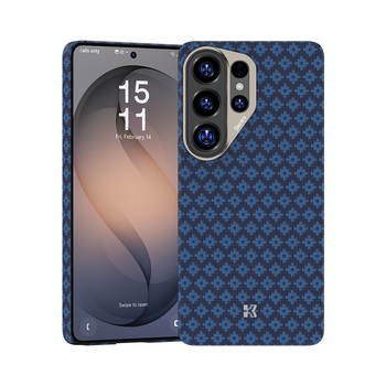 Benks Etui Magnetic Armor Air Armor Grid Kevlar Metal Frame 600D (A050) do Samsung Galaxy S26 Ultra niebieskie