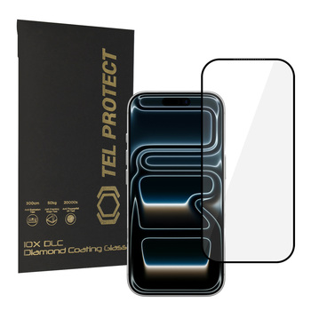 Hartowane szkło Tel Protect 10X HD DLC Diamond Coating do Iphone 17 Pro Max (koperta)