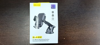 Blavec Uchwyt Samochodowy BH-22 do szyby / deski (BH22-WSB) czarny (uszkodzone opakowanie)