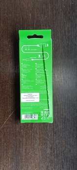 Borofone Kabel AUX BL19 Creator - jack 3,5mm na Lightning - 1 metr czarny (uszkodzone opakowanie)