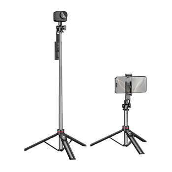 Borofone Selfie Stick BY15 Throne bluetooth with tripod and remote control black