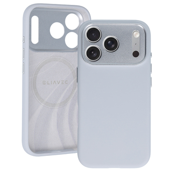 Liavec Silk Shield Case with Metal Camera Frame do Iphone 18 Pro Max/17 Pro Max szary