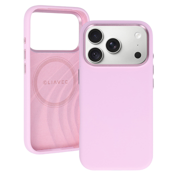 Liavec Silky Case with Metal Camera Frame do Iphone 18 Pro Max/17 Pro Max różowy