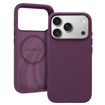 Liavec Silky Case with Metal Camera Frame do Iphone 18 Pro Max/17 Pro Max fioletowy